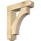 Ekena Millwork Westlake Craftsman Rough Sawn Bracket w/ Offset Brace, Douglas Fir, 6"W x 22"D x 26"H BKT0604X22X26WTL04RDF - alternate 1